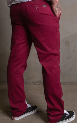 EXC CONDITION Dixxon Men's Premium D Flexx Chino Pants 42x30 Maroon