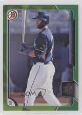 2015 Bowman Draft Green 89/99 DJ Peterson #142 0sg