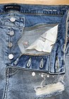PURPLE BRAND PAINT SPLATTERED DISTRESSED Light Indigo JEANS P001 Skinny Sz 31 — photo 8