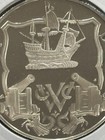 1985 British Virgin Islands $20 Silver Proof Coin .5677 oz Ship and Dutch Cannon — photo 2