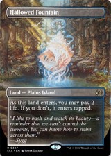 Hallowed Fountain [Borderless] #347 Prices | Magic Lorwyn Eclipsed