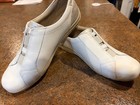 White leather slip on casual shoe size 10 — photo 8
