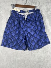 Trunks Surf  Swim Co. Mens Blue Shell Print Swim Shorts Size S/P