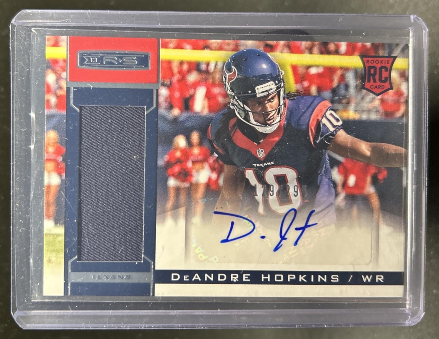 DeAndre Hopkins Panini Rookies & Stars #205 Autograph Jersey