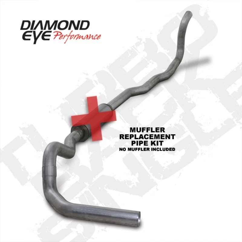 Kit de escape Diamond Eye Performance de 4 pulgadas para Dodge 5,9 L Cummins 1989-1993 Foto 2 de 4