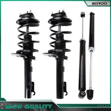 2 Front Complete Struts And 2 Rear Absorber Shocks For 2006-2007 Ford Focus