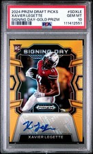 2024 Prizm DPs Xavier Legette #SD-XLE True Gold /10 RC Auto PSA 10 Gem Mint 🔥