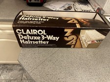 Vintage Clairol 3 Way Hairsetter Deluxe Heated Rollers Set of 20 Boxed & Working