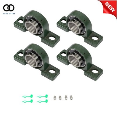 4Pcs UCP210-32 Pillow Block Bearing 2'' Bearing Housing Mounted Pillow Block