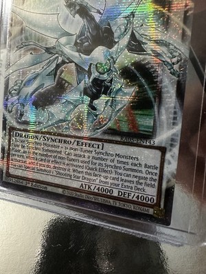 RA05-EN143 Shooting Quasar Dragon (Extended Art) : Starlight Rare 1st Edition Mint YuGiOh Card