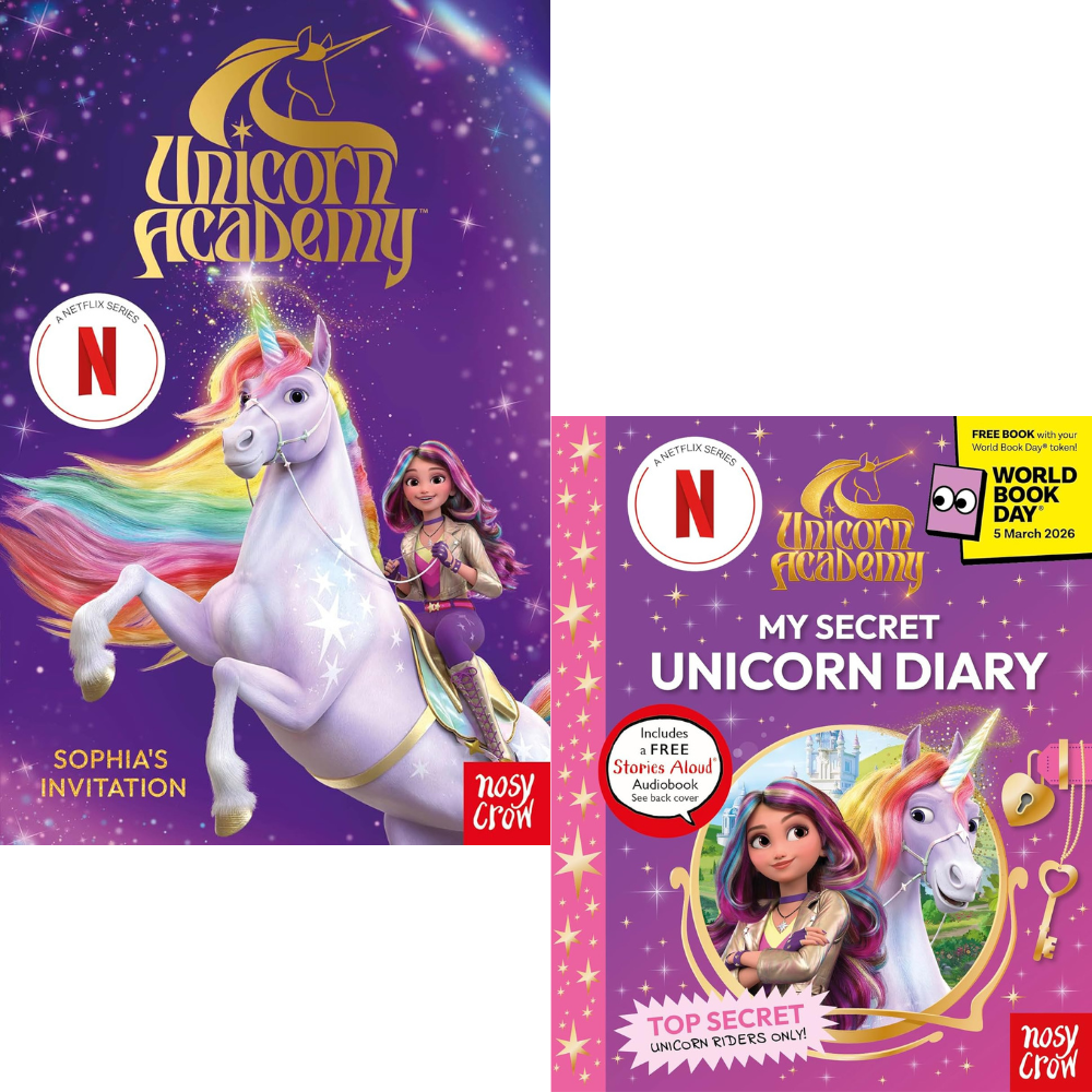 Unicorn Academy 2 Book Set: Sophia's Invitation & My Secret Unicorn Diary
