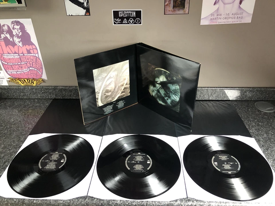 TRIPLE VINYL LP LED ZEPPELIN ALBUM REMASTERS ZEP 1 UK 1ST PRESS EX+/NM- SUPERB - Image 4 of 4