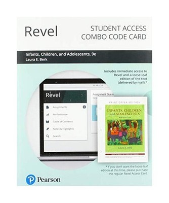 Infants, Children, and Adolescents Combo Access Code Card [Revel], Berk, Laura E