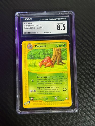 Parasect graded CGC 8.5 for sale on eBay