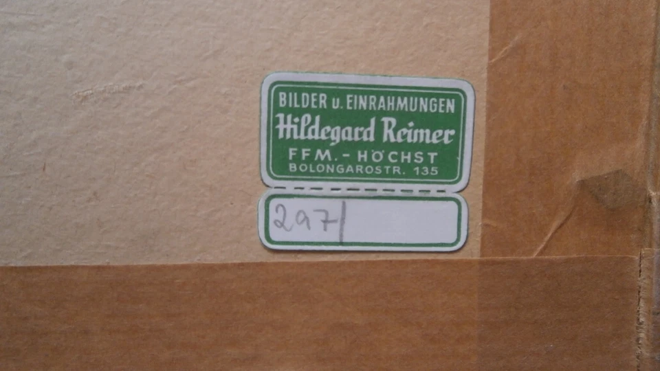 Biedermeier Stahlstich ca. 1850 Barcelona Spanien Stadtansicht.Top.Galerierahmen - Bild 3 von 4