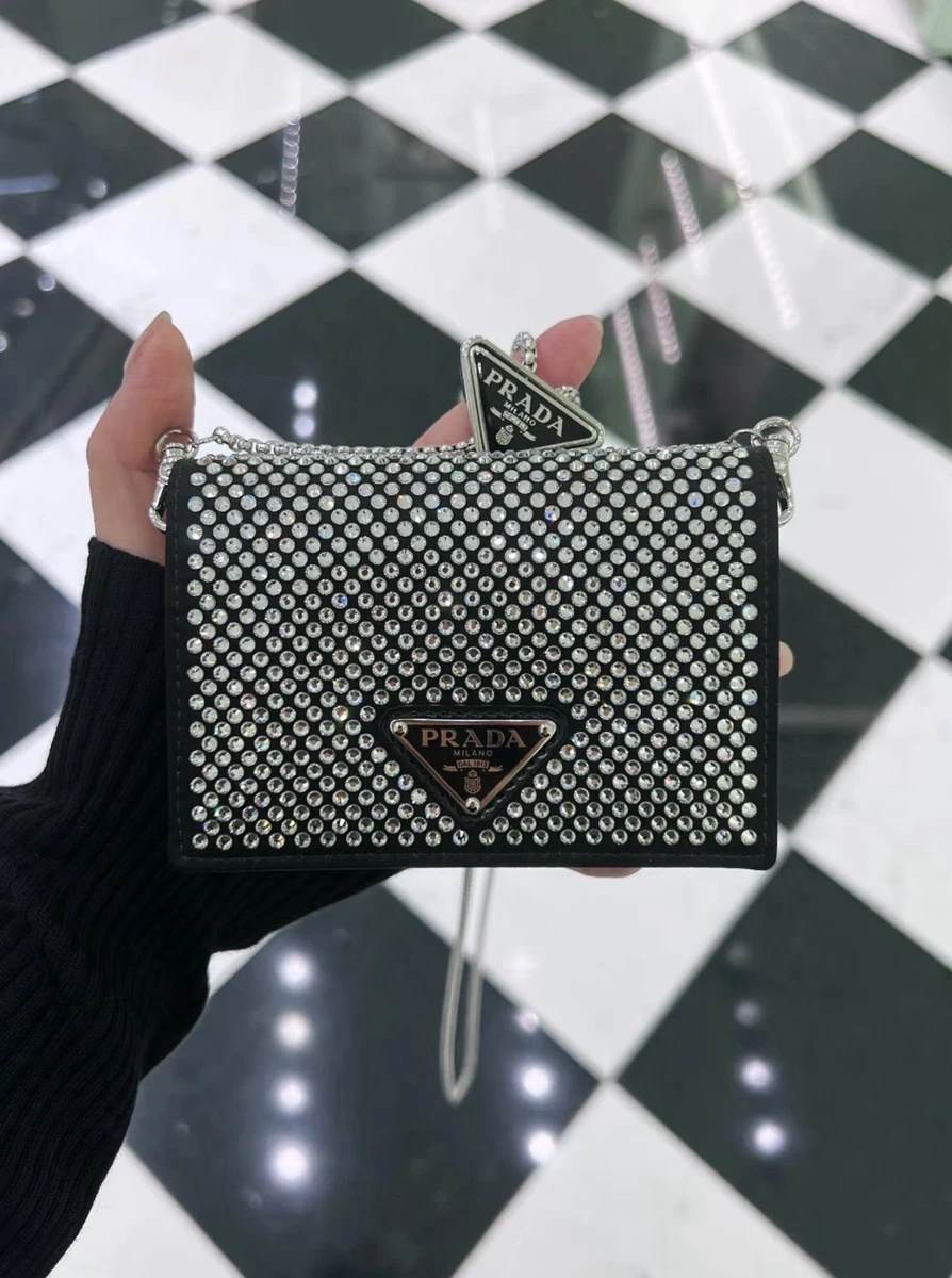 き*☆様 PRADA 並行輸入品 ストーン装飾 バッグ PRADA Zip Satin Exterior Bags & Handbags for Women for sale | eBay