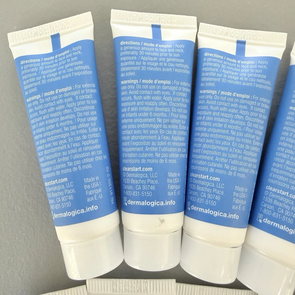10x Dermalogica Clear Start Clearing Defense Hidratante FPS 30 MINI 3,4 oz TOTAL Foto 2 de 2
