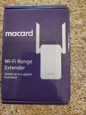 Macard Wi-Fi Range Extender 2.4GHZ/5GHZ New In Box