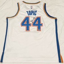 Nikola Topic Signed Autographed Oklahoma City Thunder Jersey PSA/DNA COA
