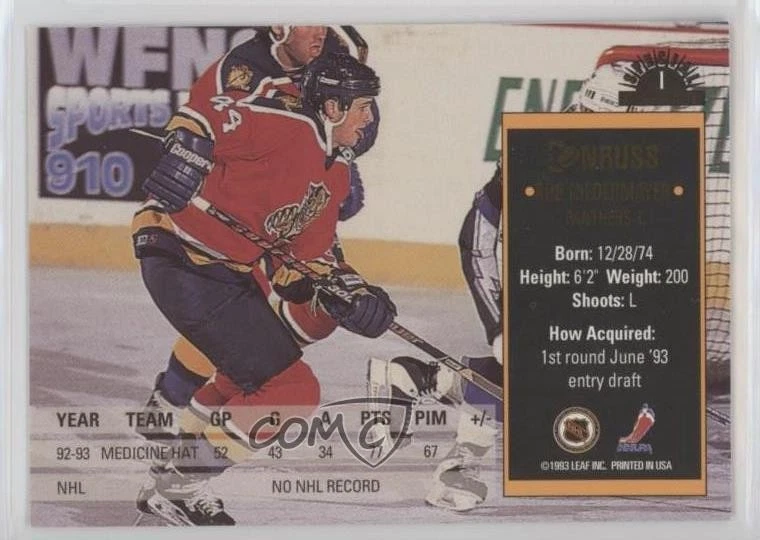 1993-94 Donruss Special Print /20000 Rob Niedermayer #I - Image 2 of 2