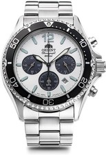ORIENT Mako SOLAR PANDA RN-TX0203S Mens White...