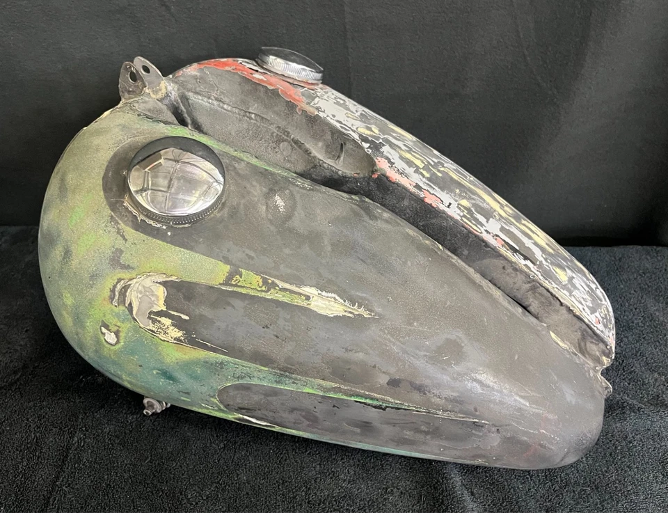 Harley 45 Flathead WL WLA Servi-Car tanques de gasolina 45 WLA SERVI-CAR FLATHEAD Foto 2 de 4