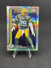 2025 Topps Chrome Football Xavier McKinney #113 Refractor - Green Bay Packers