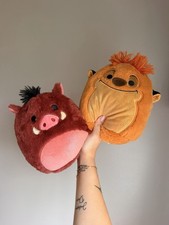 Disney Lion King 30th Anniversary Squishmallows Timon Pumbaa Plush Lot 2