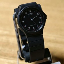 CASIO MQ24-1BL Black Watch New Classic Digital Quartz Watch Used
