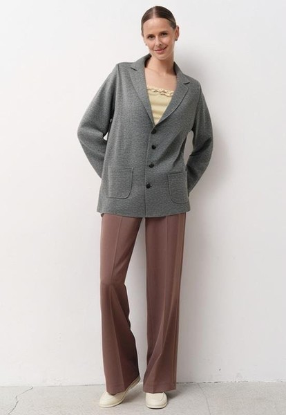 Women Boggi Milano Sweater Grey Wool 40 / L / 48