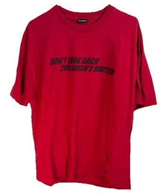 Yamaha Snow ski T-shirt Red Graphic XL