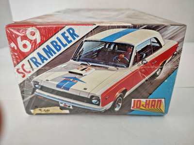 Vintage 1969 AMC Rambler Scrambler Model Kit by Jo-Han - Super Stock Kit GC-2500