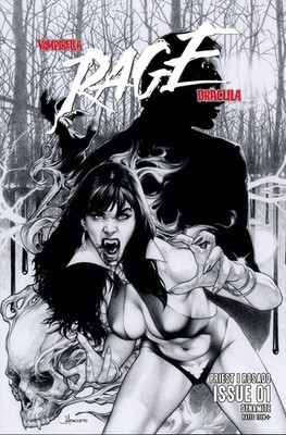 VAMPIRELLA DRACULA RAGE #1 VARIANT CVR H 10 COPY INCV ANACLETO LINE ART DYNAMITE
