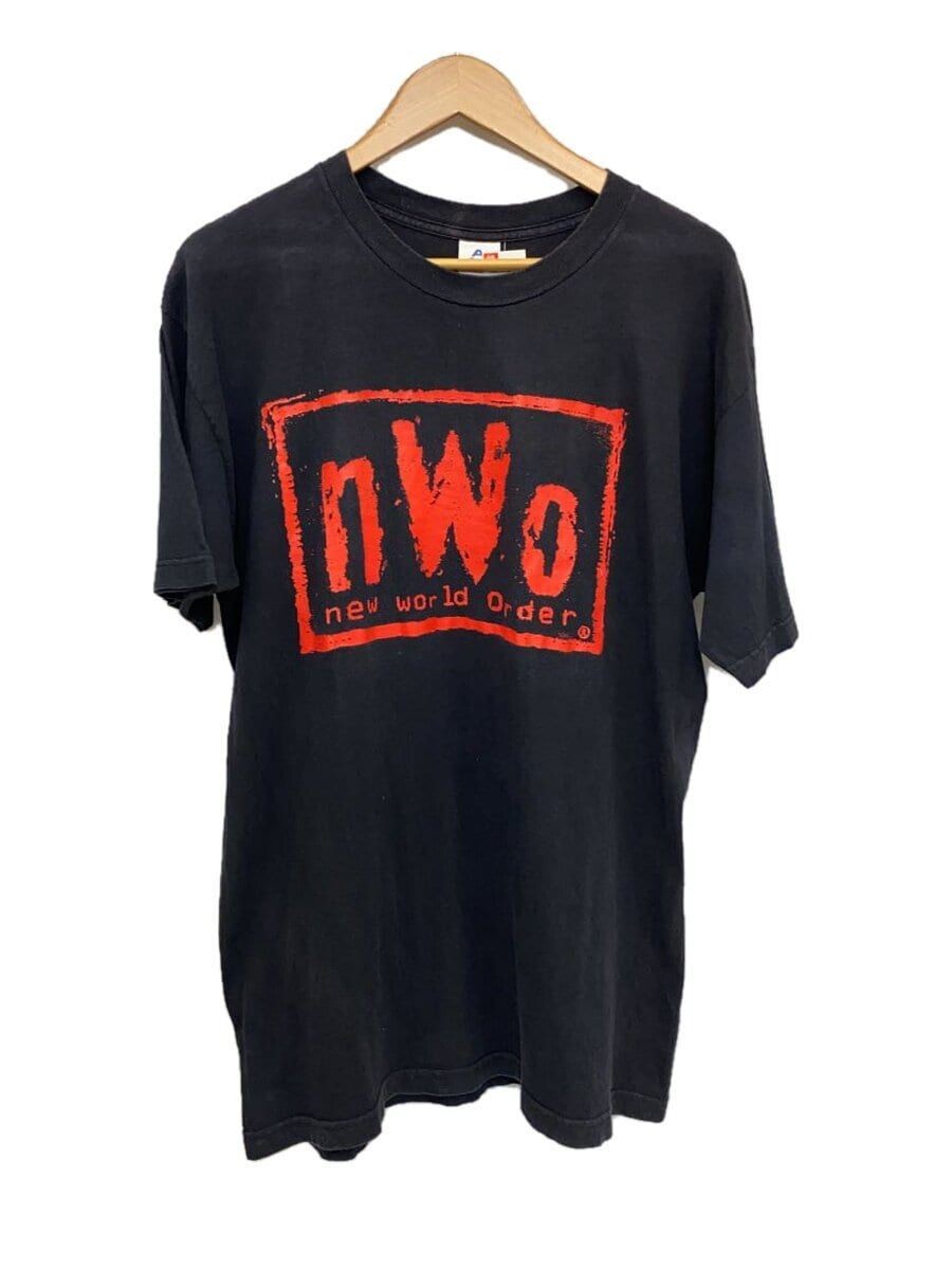 ALTRA T shirt altre marche anni 00 nWo Pro Wrestling L cotone nero usata