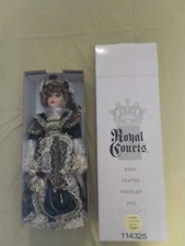 1996 Royal Courts Hand Crafted Porcelain Doll  M16451 Ramona NIB 
