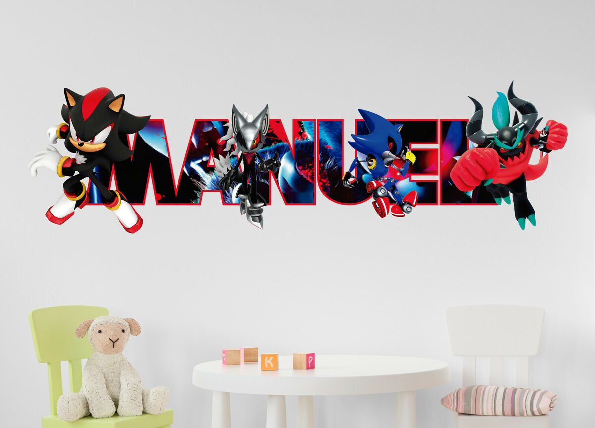 Sonic Wall Decal 