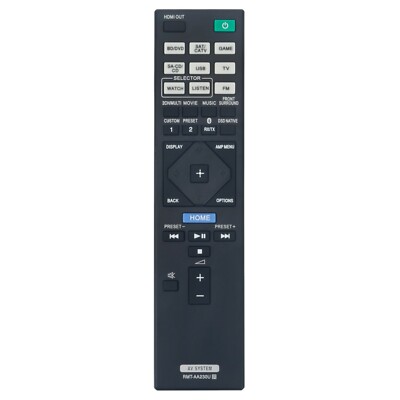 New RMT-AA230U Replace Remote Control for Sony AV Receiver STR-DN1070 STRDN1070