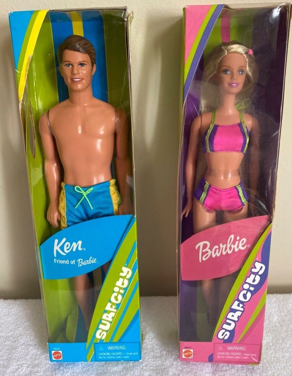 NIB Year 2000 Surf City Barbie #28417 & Ken 28422 | eBay NIB Year 2000 Surf City Barbie #28417 & Ken 28422 | eBay