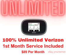 Verizon UNLIMITED DATA 4G LTE RV Internet Home Business Router Hotspot 89/Month