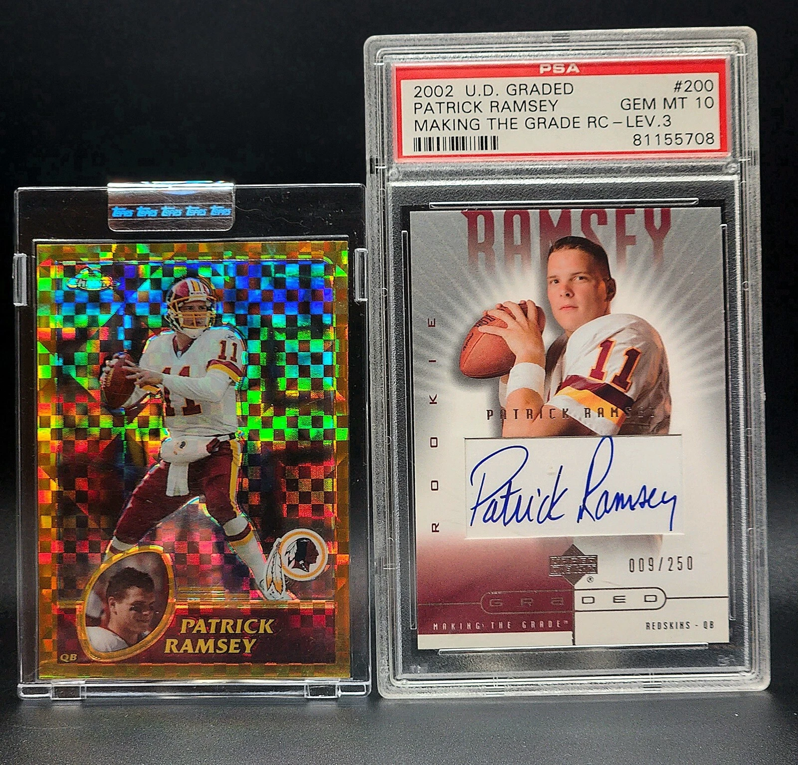 Patrick Ramsey Upper Deck Graded #200 Making the Grade RC-Lev.3