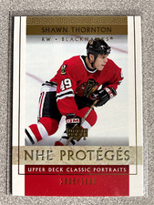 2002-03 Upper Deck Classic Portraits Shawn Thornton NHL Proteges Rookie /1500