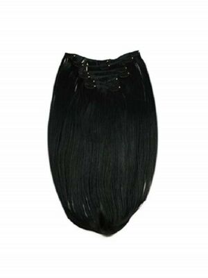 TRESSECRET SYNTHETIC CLIP-IN EXTENSIONS, JET BLACK, 6 PIECES 18'' *DISTRESSED PAC