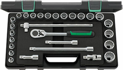 Stahlwille SOCKET SET 1/2'' 96031407 Set with  28 Psc. 50/22/6 KN