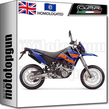 GPR 2 EXHAUST HOM FURORE BLACK KTM LC4 SMC 625 2005 05 2006 06
