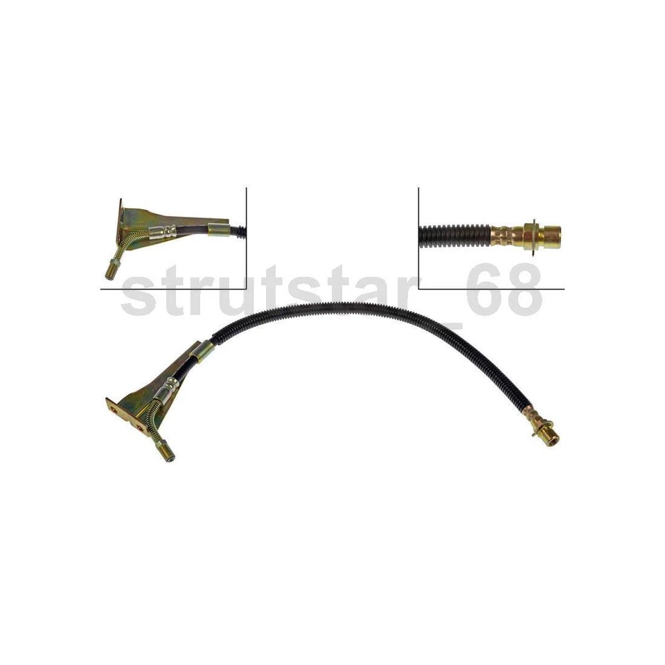 2 mangueras de freno de línea de freno traseras para Isuzu FSR 2000 2001 Isuzu FSR 2002 Isuzu FSR Foto 2 de 4