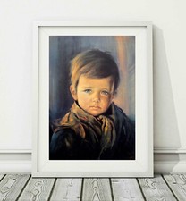 The Crying Boy by Giovanni Bragolin Tretchikoff Era - Vintage Kitsch Art Print