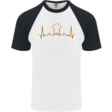Chef Pulse Cook Cooking Hat Baker Baking Mens S/S Baseball T-Shirt