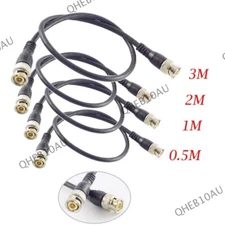 CCTV Camera Type 0.5/1/2/3M BNC Male To Male coax Cable wire video Connector 17H