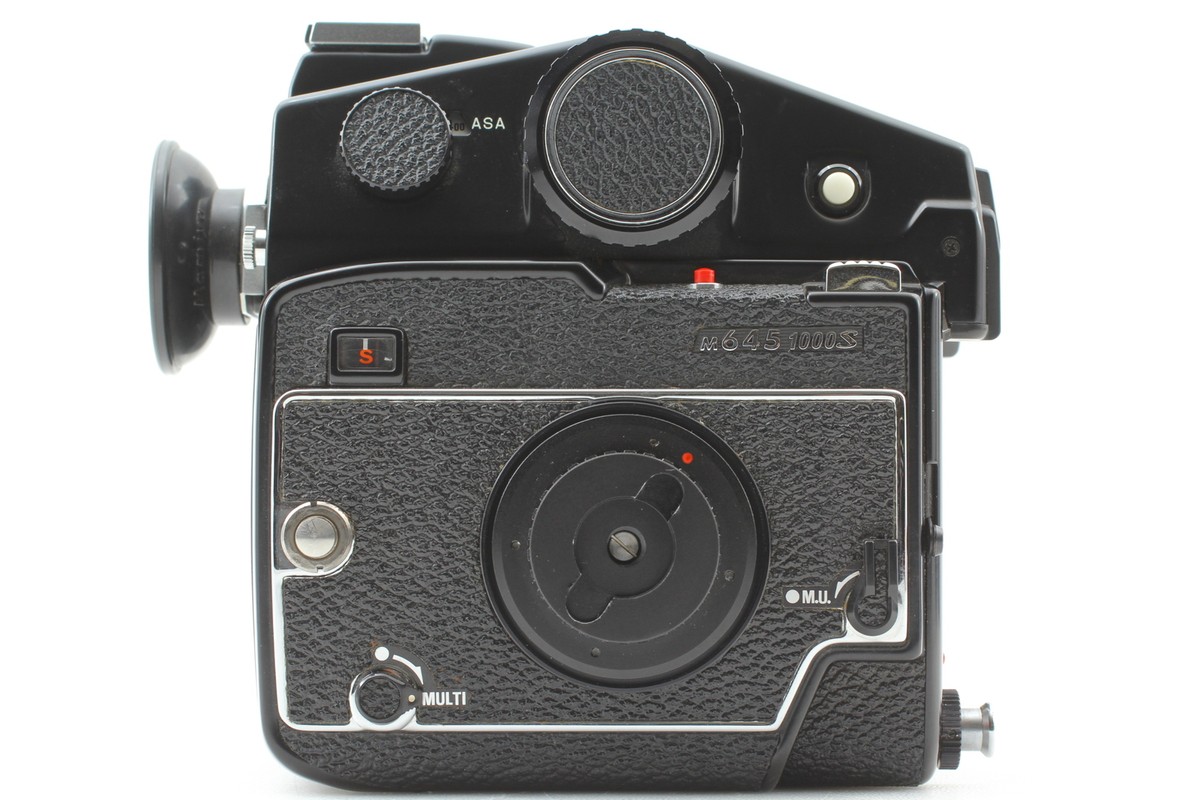 N MINT w/ Winder Grip】 Mamiya M645 1000S Body Sekor C 80mm