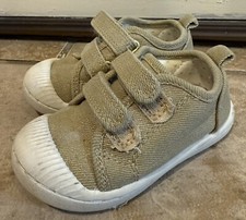 Cat And Jack Brown Double Strap Sneakers Brown Toddler Girl Size 5